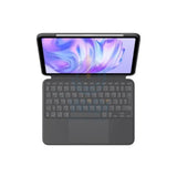 Logitech Combo Touch keyboard Case for iPad Air 11-inch (M2) - Oxford Grey / Arabic