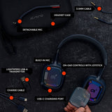 Logitech G Astro A30 PlayStation 5 Wireless Gaming Headset - Navy/Red
