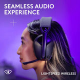 Logitech G321 LIGHTSPEED Wireless Gaming Headset - Bluetooth 5.2 / USB-C to USB-A / Black