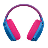 سماعة الألعاب اللاسلكية/بلوتوث Logitech G435 Light Speed لأجهزة الكمبيوتر الشخصية وPS5/4 - أزرق/توتي