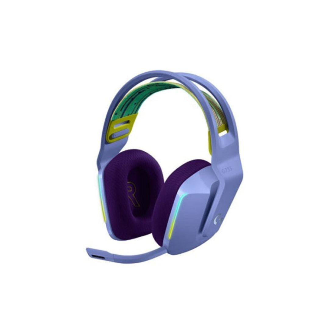 Logitech G733 Light Speed Wireless RGB Gaming Headset Lilac For