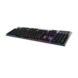 لوحة مفاتيح الألعاب الميكانيكية اللاسلكية Logitech G915 X – Tactile – LIGHTSPEED RGB RGB. أسود