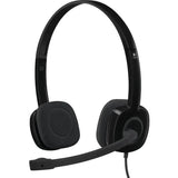 Logitech H151 Stereo Headset - Single Jack-Headsets-Logitech-Star Light Kuwait