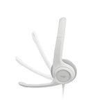 سماعة رأس لوجيتك H390 USB - أبيض