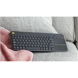 Logitech K400 Plus Wireless Keyboard With Touchpad-Keyboard-Logitech-Star Light Kuwait