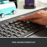 لوحة مفاتيح بلوتوث Logitech K650 SIGNATURE - جرافيت - Arb