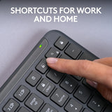 Logitech K950 Bluetooth Keyboard - Arabic/English / Black