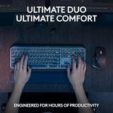 Logitech MX Keys S Keyboard Mouse Combo - Graphite (Eng/Arb)