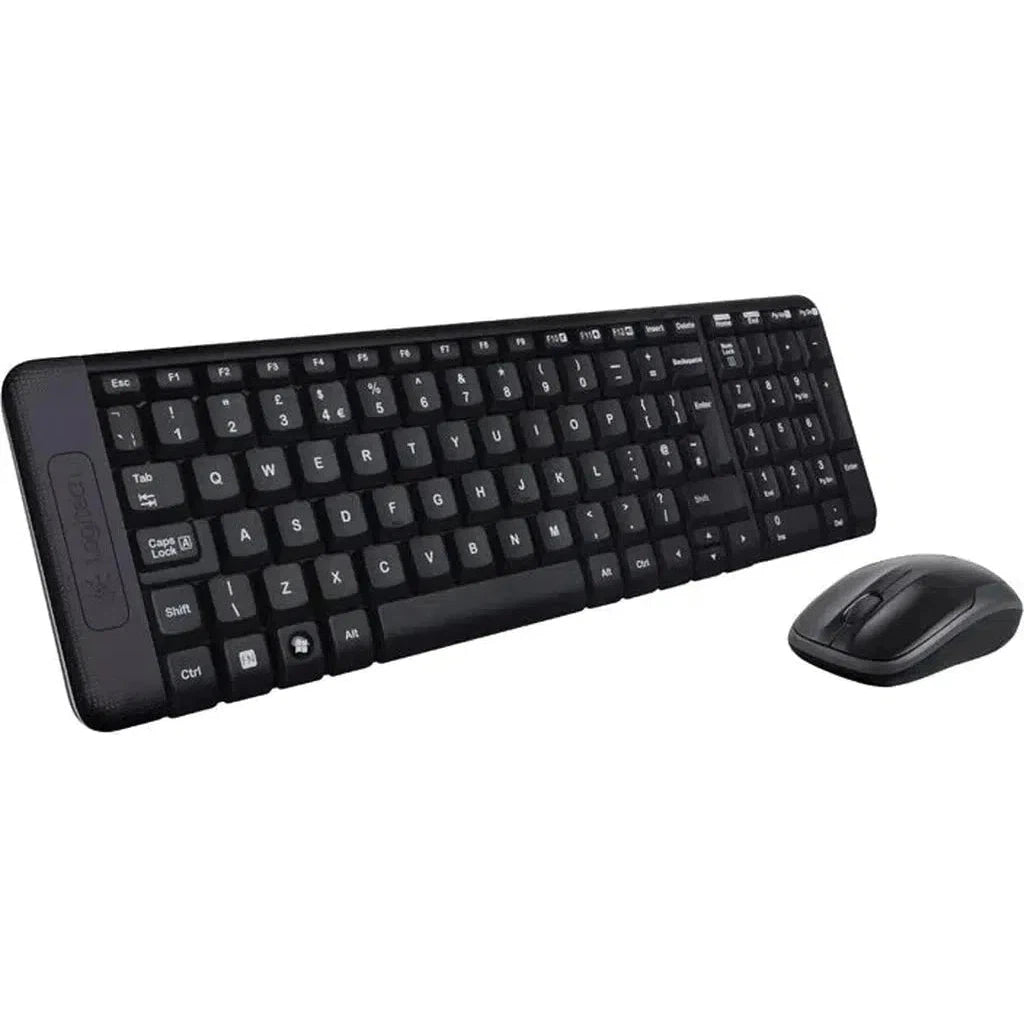 Logitech Mk220 Keyboard Wireless (Slim)- Arb /Eng-Keyboard-Logitech-Star Light Kuwait