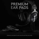 Logitech PRO X Gaming Headset With Blue Voice Microphone - Wired / Black