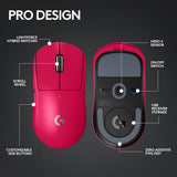 ماوس الألعاب اللاسلكي Logitech PRO X SUPERLIGHT 2 - لون أرجواني
