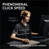 Logitech PRO X2 SUPERSTRIKE Lightspeed Wireless Gaming Mouse - Lunar Eclipse