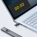 Logitech Spot Light Presentation Remote Wireless/Bluetooth High-Light & Magnify On Screen Cursor Control To Play - Slate