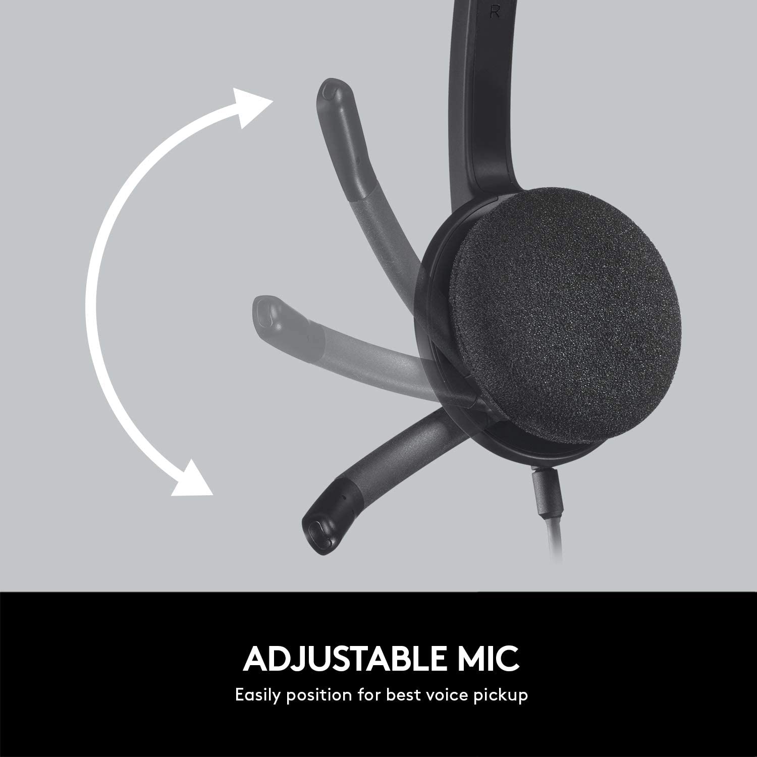 Logitech Usb Headset H340-Headsets-Logitech-Star Light Kuwait