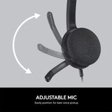 Logitech Usb Headset H340-Headsets-Logitech-Star Light Kuwait