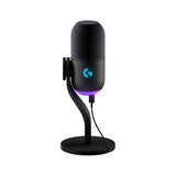 Logitech Yeti GX Dynamic RGB Gaming Mic With LightSync, Blue Voice, Blue Sound Certified, Removable Desktop Stand - Black