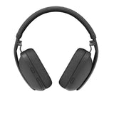 سماعة بلوتوث لاسلكية Logitech Zone Vibe 100 مع ميكروفون مانع للضوضاء - أسود