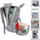 MATEIN Backpack Lunch Bag for Women Water Resistant Travel Computer Bag Built In Lunch Box