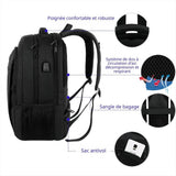 MATEIN Business Laptop Backpack 15.6 Inch Travel Laptop Bag Rucksack with USB Charging