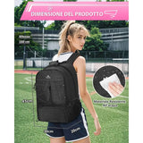 MATEIN Football Backpack with Shoe Holder Waterproof Sports Backpack for Men Laptop