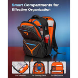 MATEIN Hard Shell Gaming Backpack for Men Waterproof Extra Large Laptop Backpack with EVA Front Shield