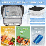 MATEIN Insulated Lunch Backpack for Women Laptop Backpack with USB Charging Port Water-Resistant Computer Backpacks