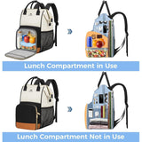 MATEIN Insulated Lunch Backpack for Women Laptop Backpack with USB Charging Port Water-Resistant Computer Backpacks