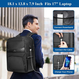 MATEIN Lunch Backpack for Men, Waterproof PU-coated Lunch Compartment With USB Port