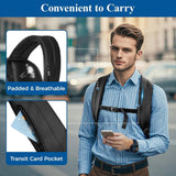 MATEIN Lunch Backpack for Men, Waterproof PU-coated Lunch Compartment With USB Port