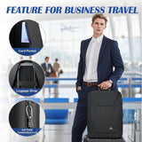 MATEIN Waterproof Laptop Backpack 17 Inch Anti Theft Business Backpack with Lock & USB Charging Port