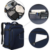 MATEIN Weekender Backpack Large Capacity Travelling Suitcase with Strap for Clothes International Travel Blue