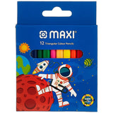 MAXI 12 TRIANGULAR COLOUR PENCILS
