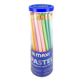 MAXI PENCILS PASTEL JAR 30PCS