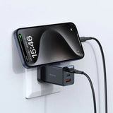 MCDODO CH-1553 70w 2C+1A GAN 5 MINI FAST CHARGER (UK) (2M USB-C TO UCB-C CABLE)