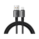 MCDODO USB-A to Lightning Cable – 1.8M, Fast Charge - Black