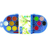 MILAN WATERCOLOUR SET 22 WITH PAINTBRUSH 30MM 80022