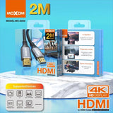 MOXOM HDMI To HDMI 2.0 Cable Support 4K HD Display TV Projector Monitor Game Machine Universal 2 Meter
