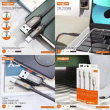 MOXOM MODEL LX-CB815 6A 100W Auto Power-Off Data Cable