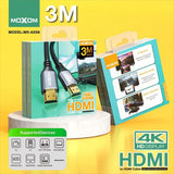 كابل توصيل عالي الوضوح 4K Ultra HD HDMI من MOXOM طراز MX-AX56