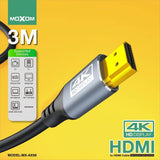كابل توصيل عالي الوضوح 4K Ultra HD HDMI من MOXOM طراز MX-AX56