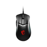 ماوس الألعاب السلكي MSI Clutch GM51 خفيف الوزن بدقة 26000 نقطة في البوصة - أسود