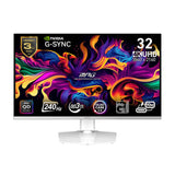 MSI MPG 321URXW QD-OLED, 32" UHD 4K, 240Hz, 0.03ms, HDMI 2.1 Gaming Monitor - White