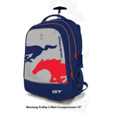 MUSTANG NAVY BLUE TROLLY BAG