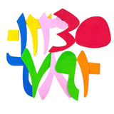 Magnetic Foam Arabic Numbers Colored