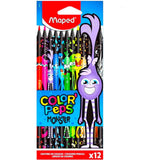 Maped Color Peps 12 Colored Pencils-Art And Crafts-Maped-Star Light Kuwait