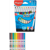 Maped Color Peps Brush 10 Colors-Art Sets And Material-Maped-Star Light Kuwait