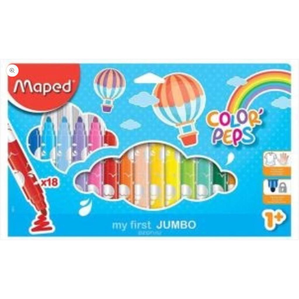 Maped Jumbo Markers 18-Pens-Maped-Star Light Kuwait
