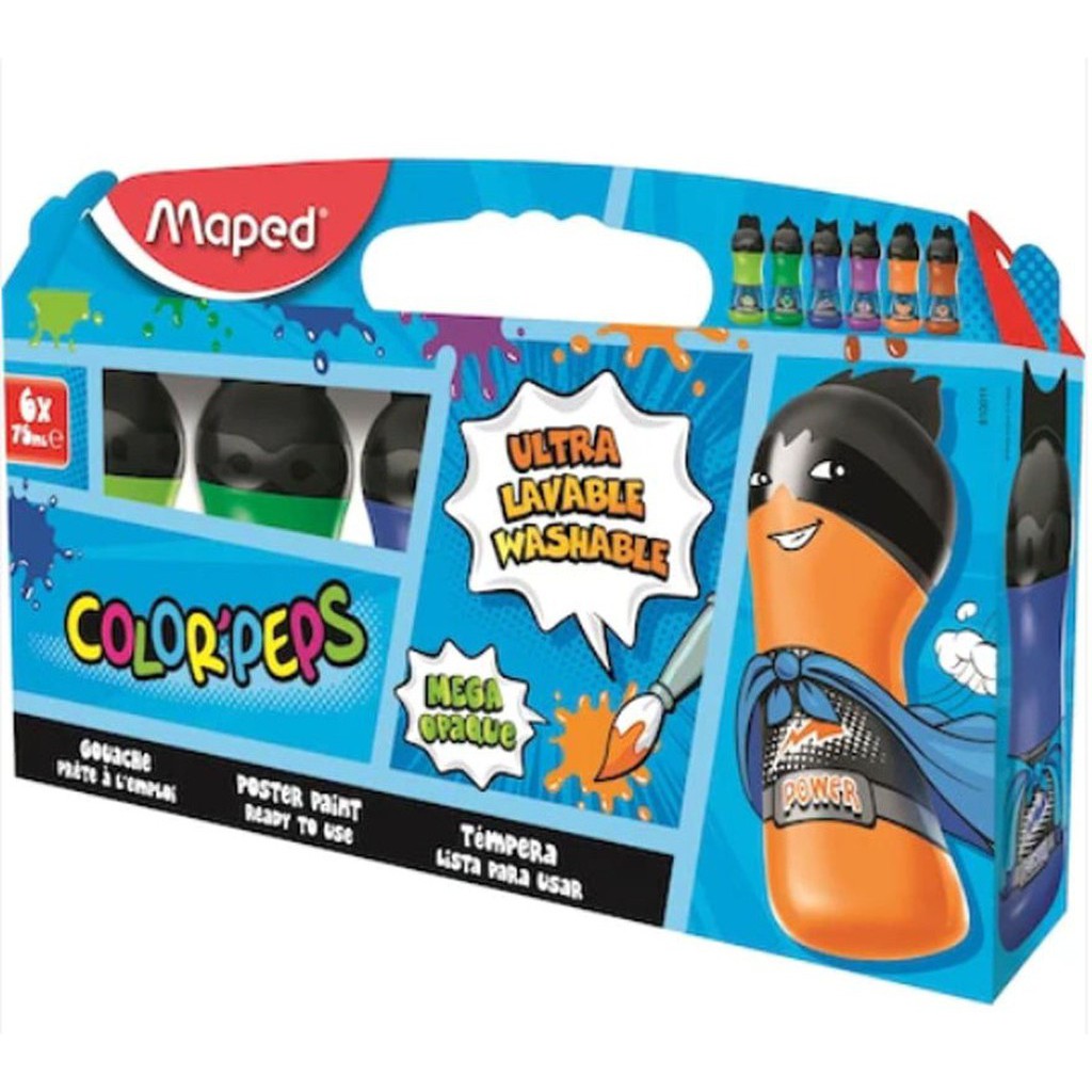 Maped Poster Paint 6 Colors-Drawing And Coloring-Maped-Star Light Kuwait