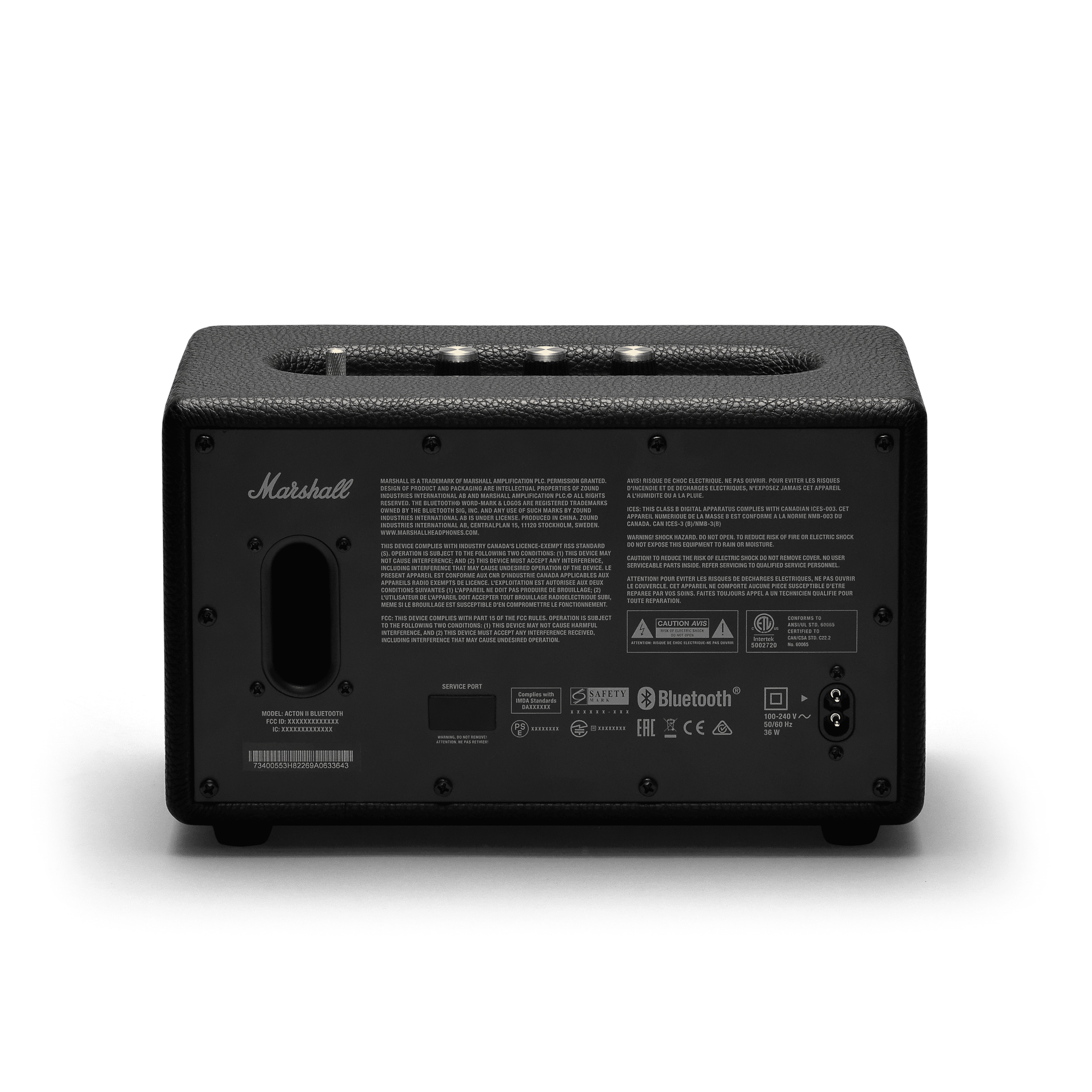 Marshall Acton BT II Speaker Black-Speakers-Marshall-Star Light Kuwait