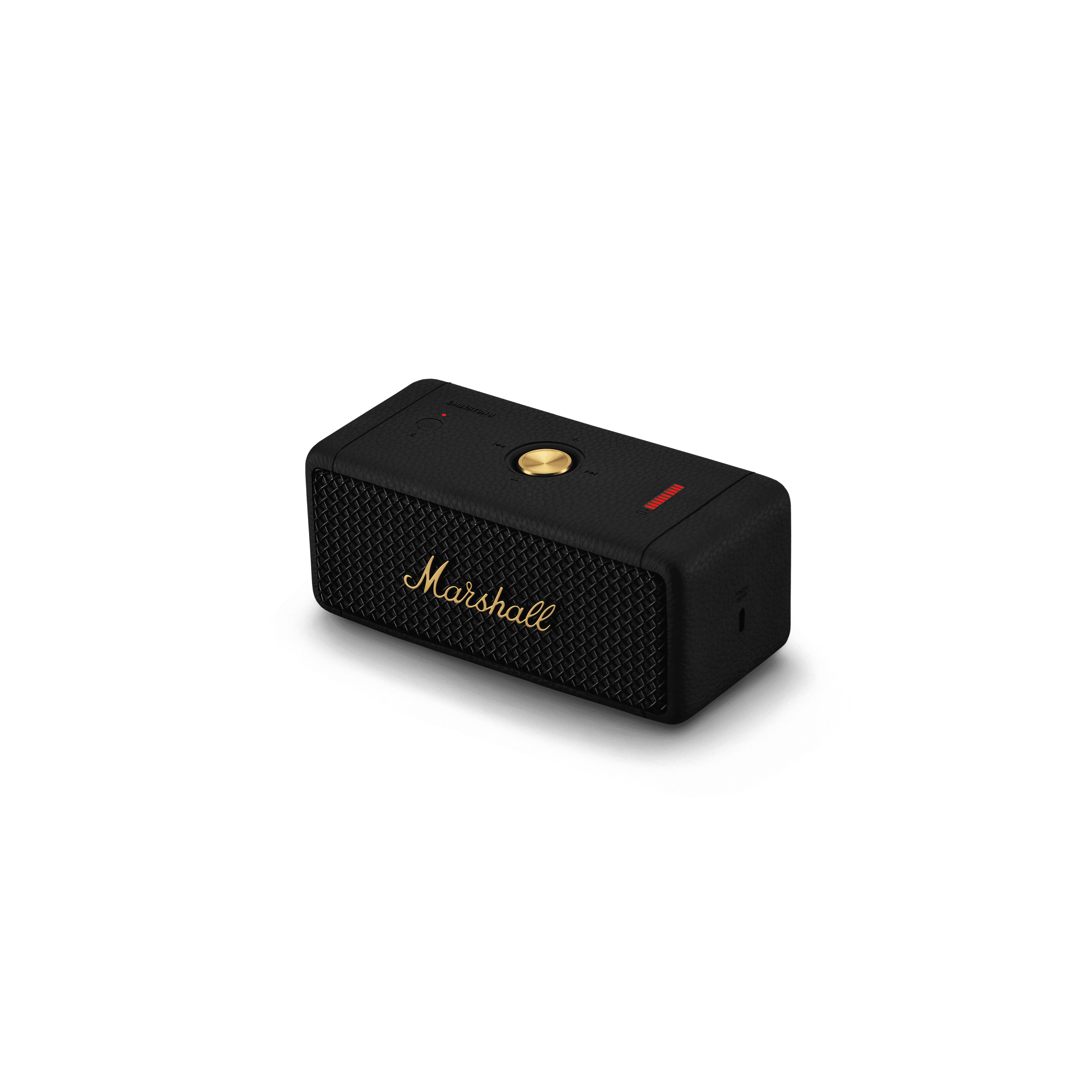 Marshall Emberton II Portable Speaker Black and Brass-Speakers-Marshall-Star Light Kuwait